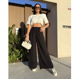 Beloved Flowy hlače črne | Shoptok.si