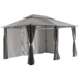 Metalna tenda gazebo BELIZE - siva