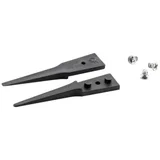 Set od 2 vrha od karbonskih vlakana i 3 vijka - vrhovi: ravni, fini (za pincetu 242CFR.SA). OAL: 40 mm - 1,57&quot,. ESD siguran A242CF zamjenski vrh pincete 40 mm
