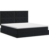 Podesivi krevet s madracem Crna 140 x 190 cm Baršun | shoptok.hr