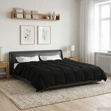 Puni pokrivač za cijelu godinu Crna 200 x 200 cm Mikrovlakna | Eponuda.com