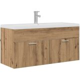  Kupaonski ormar s ladicama Umjetnički hrast 100 x 38 5 x 46 cm | shoptok.hr