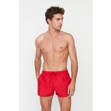 Trendyol Red Men's Extra Short Basic Marine Shorts Cene