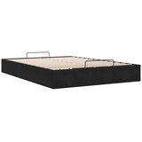  Otomanski okvir kreveta bez madraca crni 140x190 cm baršunasti | shoptok.hr