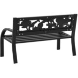 vidaXL Dječja vrtna klupa 86 cm čelična | shoptok.hr
