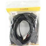 Delock kabel 1:1 SVGA 15 m-m 5m+AVDIO 3,5mm Stereo 84454, (21028069) | Shoptok.si