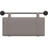  Držeće uzglavlje Zidne Sivo-smeđa 90 x 55 x 5 cm tkanina - Sivo-smeđa 80 cm bez LED svjetla | shoptok.hr