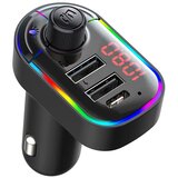  FM transmiter C12 USB PD Bluetooth 5.0 12-24V handsfree crni | Eponuda.com