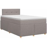  Boxspring krevet s madracem Sivosmeđa 120 x 190 cm Tkanina | shoptok.hr