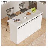 Hanah home Kuhinjski sto OR1-W, 160x60x90 cm, Bijeli | Eponuda.ba