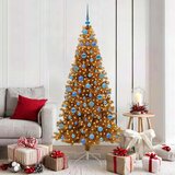 vidaXL Božično drevo med 300 LED z stojalom Zlata 180 cm PET | Shoptok.si