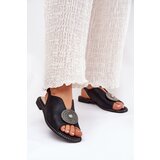 S. BARSKI Shiny Women's Sandals With Decorative Detail S.Barski | Shoptok.si
