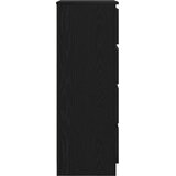  Komoda crni hrast 60x35x98,5 cm konstruirano drvo | shoptok.hr