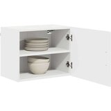 vidaXL Stenska kuhinjska omarica s polico 2 pcs Visok sijaj bela | Shoptok.si