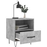 vidaXL Noćni ormarići 2 kom boja betona 40x35x47 5cm konstruirano drvo | shoptok.hr