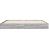  Okvir kreveta siva boja betona 160x200 cm od konstruiranog drva | shoptok.hr
