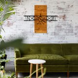Wallity Zidna dekoracija Teyyare, 58 x 70 cm, Smeđa | ePonuda.com