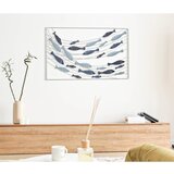 Mauro Ferretti Kovinska stenska dekoracija 96,5x61 cm Pesci – | Shoptok.si