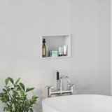  Ničica za tuš Bijelo 30 x 20 x 9,5 cm Nehrđajući čelik | Shoptok.si