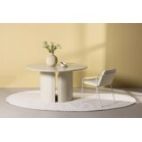 Venture Home okrugli blagovaonski stol Sandvik ⌀140 cm, bež Cijene