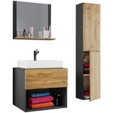 MID.YOU KOPALNICA antracit, medeni hrast | Shoptok.si