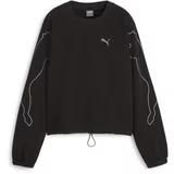 Puma Sportska sweater majica 'Motion' siva / crna