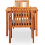  3-dijelni vrtni blagovaonski set s jastucima bagremovo drvo | shoptok.hr