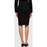 Diesel Skirt - DE-PENCIL-ZIP SKIRT black Cene