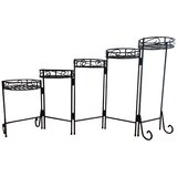  Dekoracija za vrt STALAK ZA 5 TEGLI 126x23x65.5cm | shoptok.hr