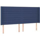  Uzglavlje s ušima plavo 163x16x118/128 cm od tkanine | shoptok.hr