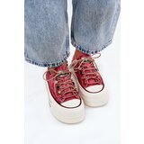 GOE Women's Platform Sneakers Red | Shoptok.si