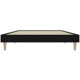  Posteljni okvir črn 90x190 cm inženirski les | Shoptok.si