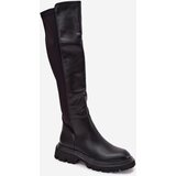 Boto Slip-on Women's Boots Made of Eco Leather Black Sylvina | Shoptok.si