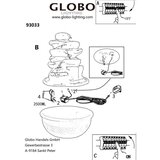 Globo Sobna fontana Fontana (Š x V: 250 x 400 mm, Promjena boje) | shoptok.hr