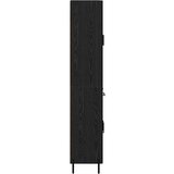  Highboard Crni hrast 69,5 x 34 x 180 cm Konstruirano drvo | shoptok.hr