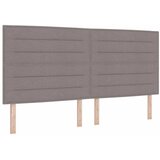  LED okvir za krevet s madracem Sivosmeđa 200 x 200 cm Tkanina - Sivosmeđa 200 x 200 cm Dizajn linija | shoptok.hr