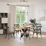  Noge blagovaonskog stola u obliku pauka crne 85x85x(72-73) cm čelik | shoptok.hr