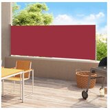  Uvlačiva bočna tenda za terasu 220 x 500 cm crvena | shoptok.hr