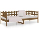  Dnevna postelja medeno rjava 80x200 cm trdna borovina, (20725909) | Shoptok.si