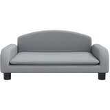  Krevet za pse svjetlosivi 70 x 45 x 30 cm od tkanine | shoptok.hr