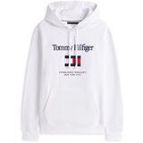 Tommy Hilfiger Majica mornarska / rdeča / bela | Shoptok.si