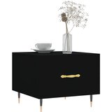  Stolić za kavu crni 50 x 50 x 40 cm od konstruiranog drva | Eponuda.com
