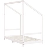  Okvir za dječji krevet bijeli 80 x 160 cm od masivne borovine | shoptok.hr