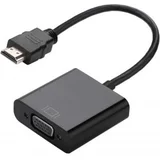 Adapter, Converter Cable, HDMI-Male/ VGA-Female, Black,