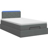  Krevet od pjene s madracem i LED-om Tamnosiva 120 x 190 cm | shoptok.hr
