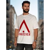 DStreet T-shirt męski z nadrukiem biały | shoptok.hr