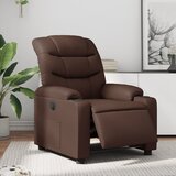 Maison Chic Električni naslanjač - Relax naslanjač rjavo umetno usnje, (22061098) | Shoptok.si
