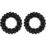  Vijenci s božićnim kuglicama 2 pcs Crna 33 x 33 x 7 cm | shoptok.hr