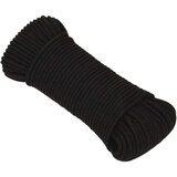 vidaXL Delovna vrv črna 3 mm 50 m poliester | Shoptok.si