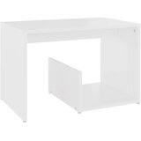  Bočni stolić bijeli 59 x 36 x 38 cm od konstruiranog drva | shoptok.hr